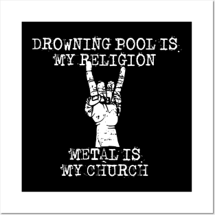 drowning pool is my religion Posters and Art